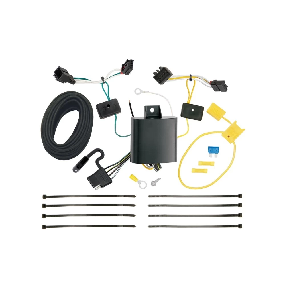 Trailer Tow Hitch For 15-21 Volkswagen Golf All Models Complete Package w/ Wiring Draw Bar and 1-7/8" Ball