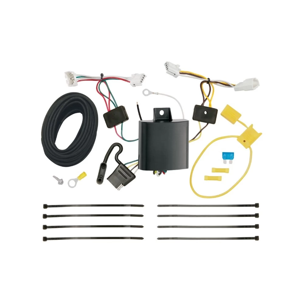 Trailer Tow Hitch For 14-24 INFINITI Q50 Complete Package w/ Wiring Draw Bar and 1-7/8" Ball