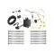 Trailer Tow Hitch For 16-18 Toyota Prius All Models Deluxe Package Wiring 2" and 1-7/8" Ball and Lock