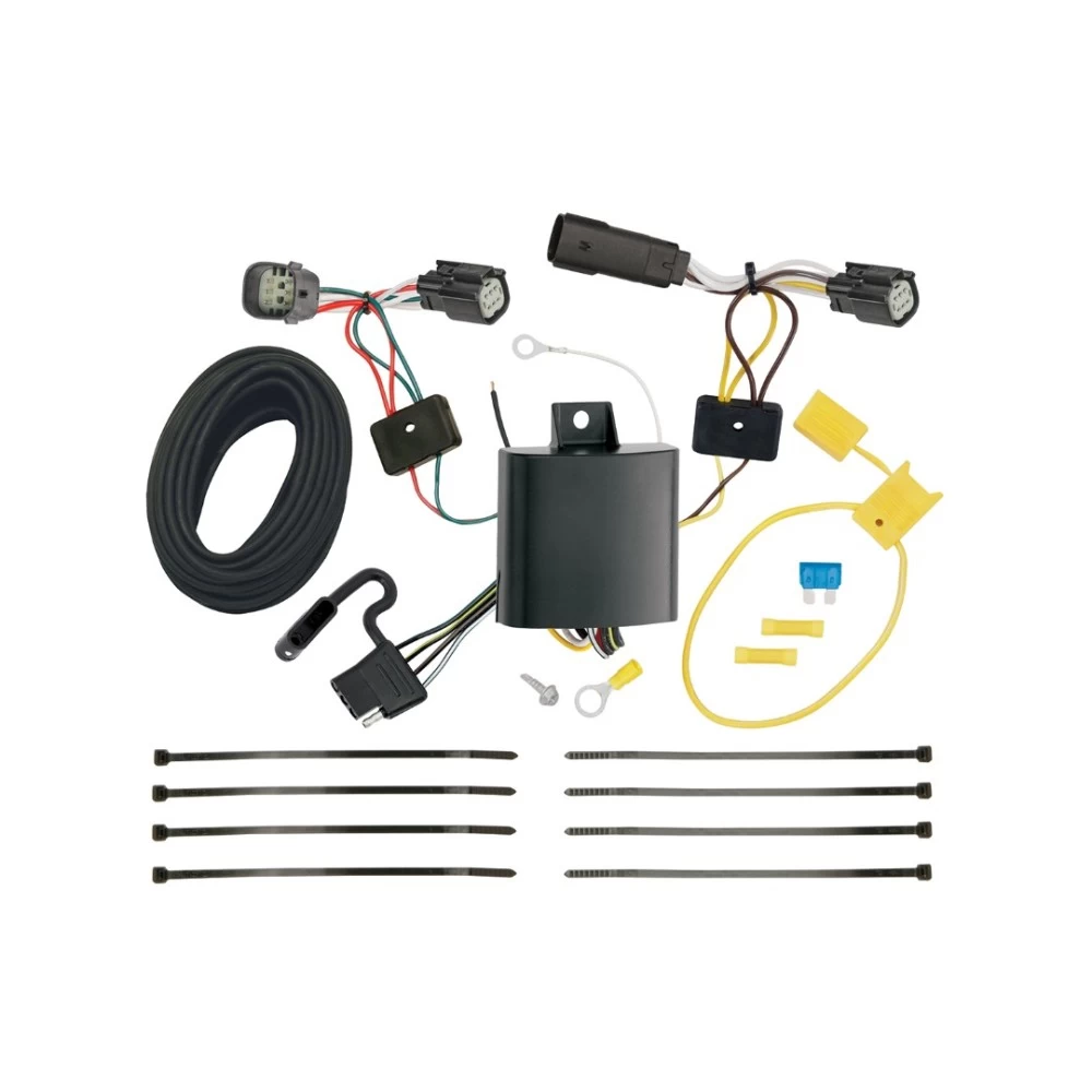 Trailer Hitch Tow Package Prodigy P3 Brake Control For 17-18 Ford Escape All Models w/ 7-Way RV Wiring 2" Drop Mount 2" Ball Class 3 2" Receiver Draw-Tite Tekonsha