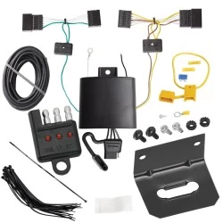 Trailer Wiring and Bracket w/ Light Tester For 15-18 BMW X5 Plug & Play 4-Flat Harness