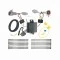 Trailer Tow Hitch For 17-23 Subaru Impreza 5 Dr. Wagon single exhaust Complete Package w/ Wiring Draw Bar and 1-7/8" Ball