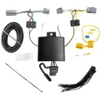 Trailer Tow Hitch For 19-25 Volvo XC40 All Models Hidden Removable 2" Receiver w/ Plug & Play Wiring Kit Class 3 Draw-Tite