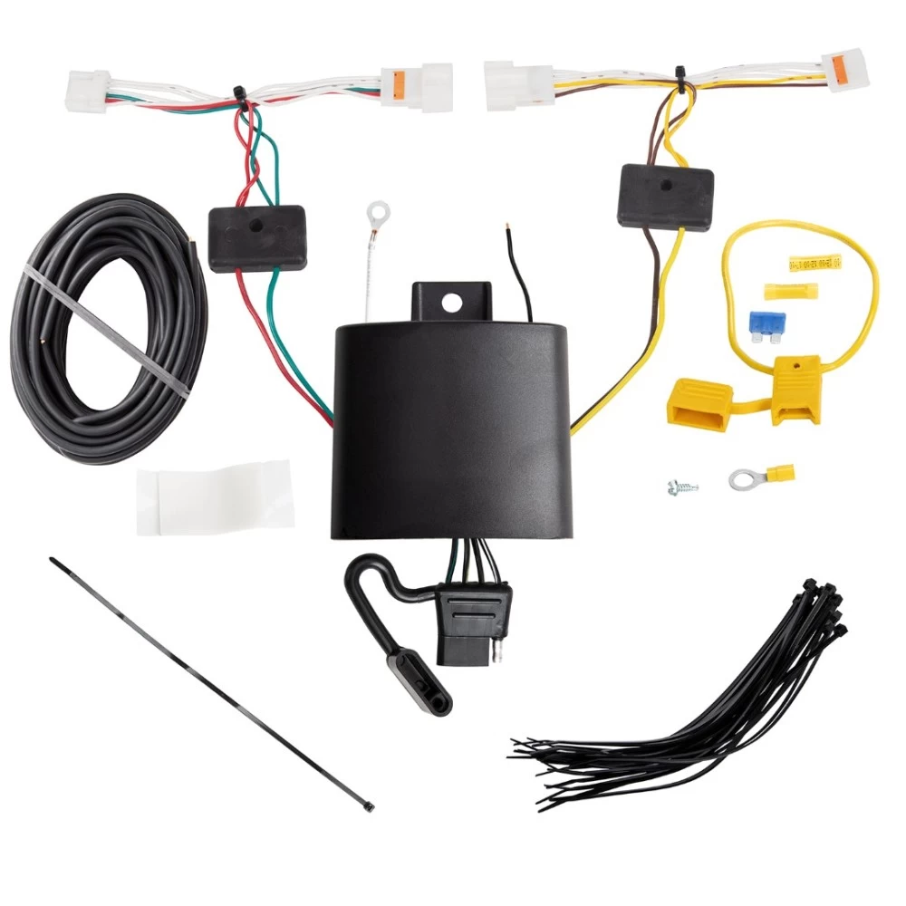 Trailer Tow Hitch For 18-23 KIA Rio Sedan w/ Wiring Harness Kit Class 1 1-1/4" Receiver Draw-Tite