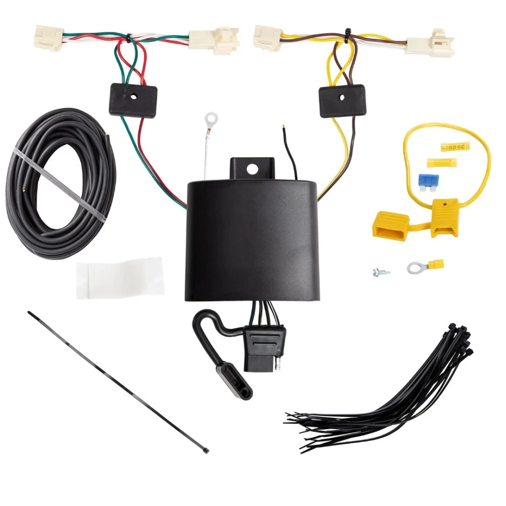 Trailer Tow Hitch For 20-24 Toyota Corolla Sedan Complete Package w/ Wiring Draw Bar and 1-7/8" Ball