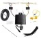Trailer Tow Hitch For 20-24 Toyota Corolla Sedan Complete Package w/ Wiring Draw Bar and 1-7/8" Ball