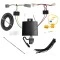 Trailer Tow Hitch For 21-24 Toyota Venza All Models Class 3 2" Receiver Complete Package w/ Wiring and 1-7/8" Ball