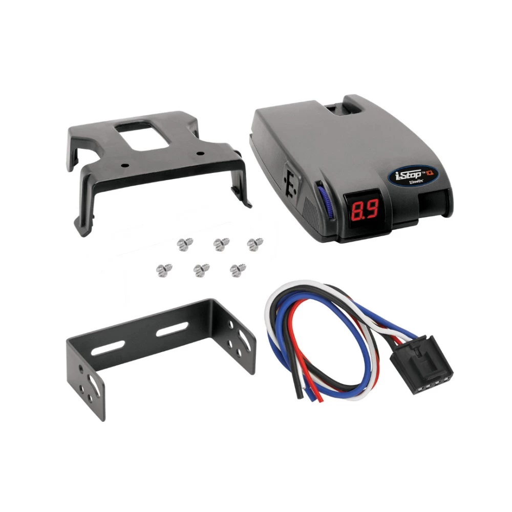 Trailer Brake Control For 07-14 Chevy Silverado GMC Sierra 2500 HD 3500 HD 07-13 1500 w/ Hardwire Wiring Adapter Proportional Draw-Tite Electric Trailer Brakes Module Box Controller