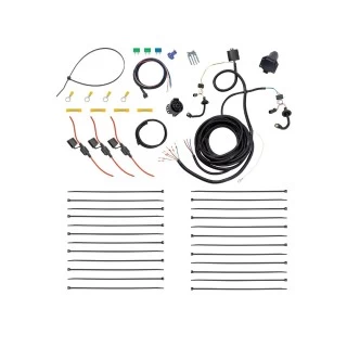 Trailer Hitch Tow Package Prodigy P3 Brake Control For 15-23 Ford Transit 150 250 350 w/ 7-Way RV Wiring 2" Drop Mount 2" Ball Class 3 2" Receiver Draw-Tite Tekonsha