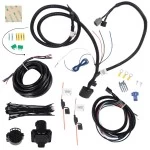Trailer Hitch Tow Package w/ 7-Way RV Wiring For 11-13 KIA Sorento V6 Models w/ 2" Drop Mount 2" Ball Class 3 2" Receiver