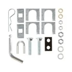 Trailer Tow Hitch Hardware Fastener Kit For 92-00 Honda Civic Coupe & Sedan Only 97-01 Acura EL 1-1/4" Towing Receiver Class 1