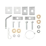 Trailer Tow Hitch Hardware Fastener Kit For 00-06 Nissan Sentra 1-1/4" Towing Receiver Class 1