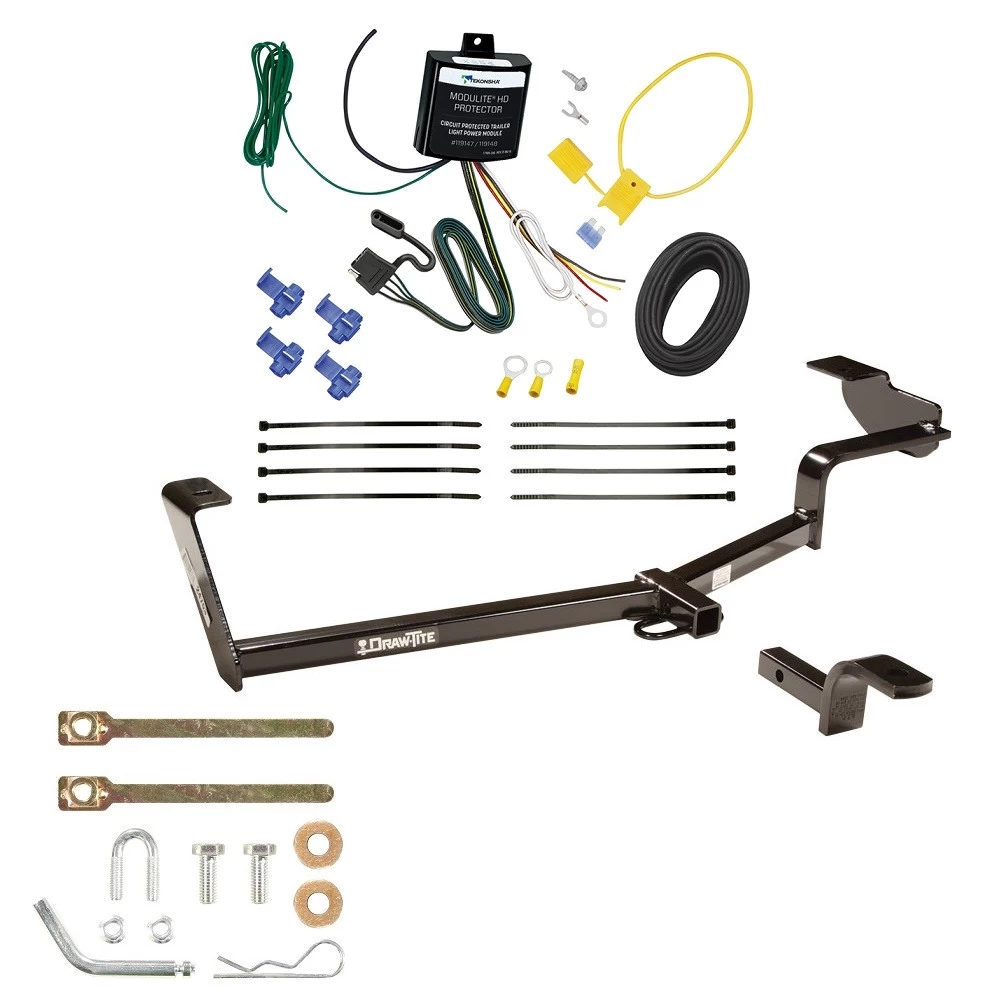 Tow Hitch w/ Wiring and Draw-Bar 12-15 Honda Civic Sedan Hybrid Trailer Receiver Class I 1-1/4" Tekonsha