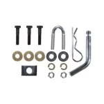 Trailer Tow Hitch Hardware Fastener Kit For 07-08 Honda Fit 1-1/4" Towing Receiver Class 1