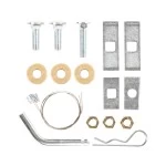 Trailer Tow Hitch Hardware Fastener Kit For 98-02 Honda Accord Sedan 99-03 Acura TL 01-03 CL 1-1/4" Receiver Class 1