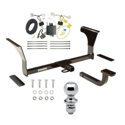 Trailer Tow Hitch For 16-25 Nissan Altima All Models Complete Package w/ Wiring Draw Bar and 1-7/8" Ball