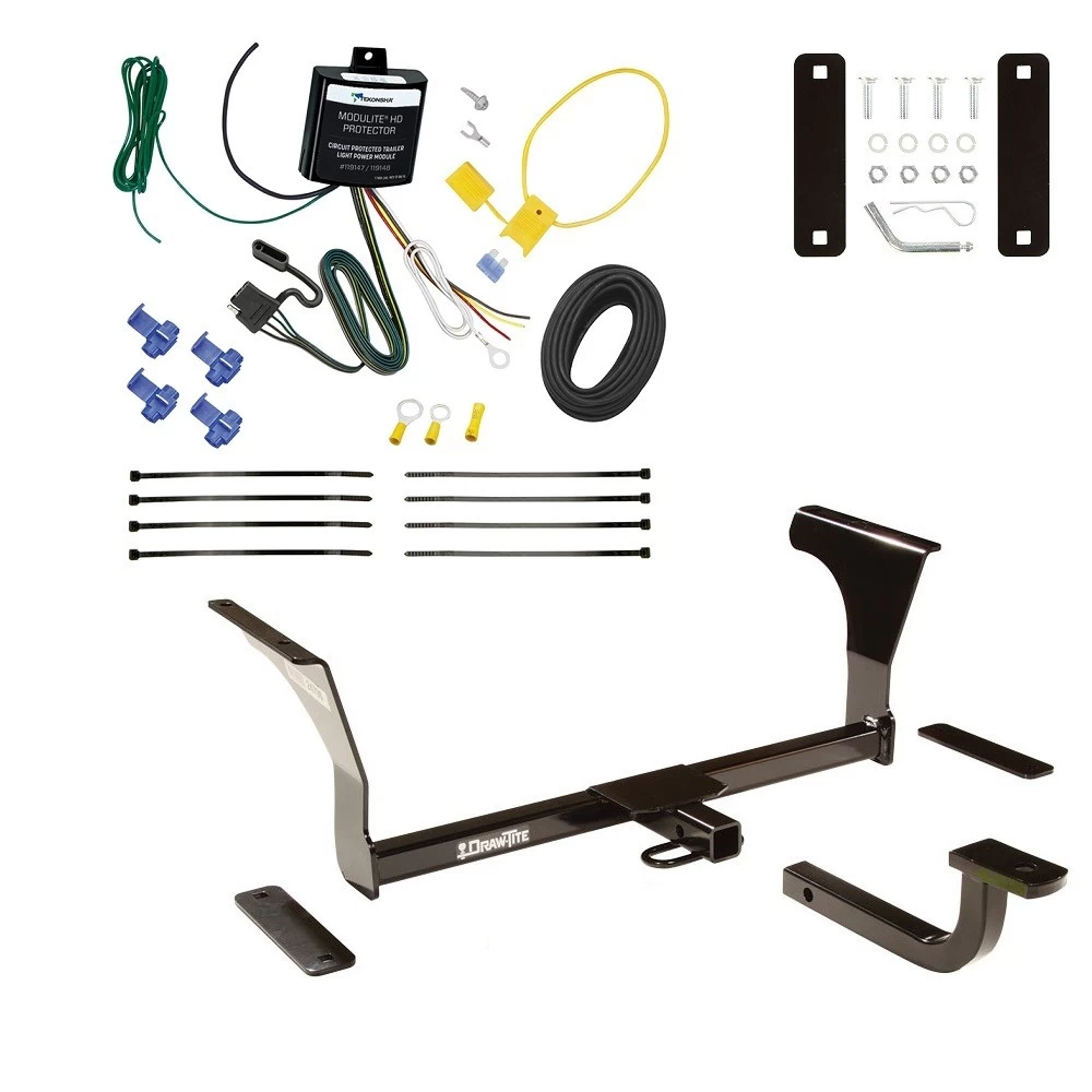Tow Hitch w/ Wiring and Draw-Bar 16-23 Nissan Maxima All Models Trailer Receiver Class I 1-1/4" Tekonsha