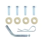 Trailer Tow Hitch Hardware Fastener Kit For 10-15 Toyota Prius 12-17 Prius V 1 1/4" Towing Receiver Class 1