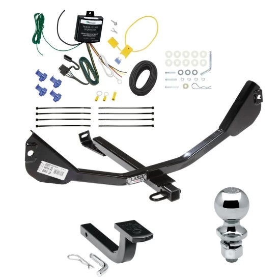 Trailer Tow Hitch For 10-15 Chevrolet Camaro Convertible, Exc Ground Effects Complete Package w/ Wiring Draw Bar and 2" Ball