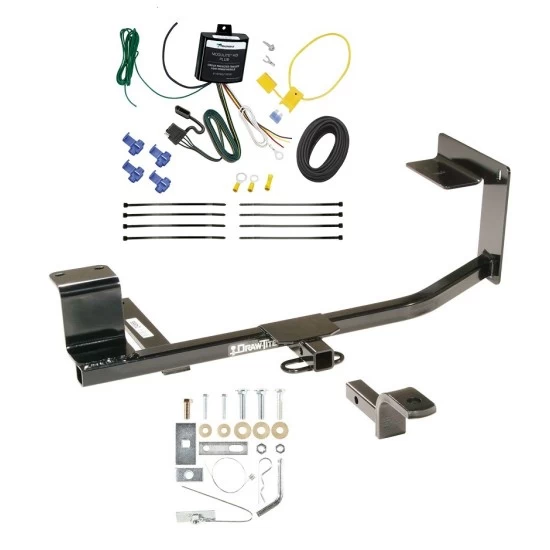 Tow Hitch w/ Wiring and Draw-Bar 10-14 Volkswagen Golf Wagon 11-14 Jetta SportWagen Exc TDI Trailer Receiver Class I 1-1/4" Tekonsha