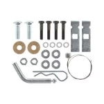 Trailer Tow Hitch Hardware Fastener Kit For 12-18 Ford Focus Sedan Hatchback Except ST 1 1/4" Receiver Class 1