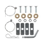 Trailer Tow Hitch Hardware Fastener Kit For 12-19 Chevy Sonic Hatchback 1-1/4" Towing Receiver Class 1