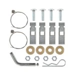 Trailer Tow Hitch Hardware Fastener Kit For 13-20 Lincoln MKZ Except 3.0 Liter Engine 1-1/4" Receiver Class 1