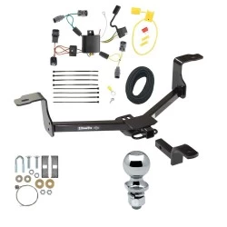 Trailer Tow Hitch For 09-14 Acura TL All Models Complete Package w/ Wiring Draw Bar and 2" Ball
