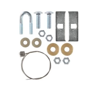 Trailer Tow Hitch Hardware Fastener Kit For 09-14 Acura TL TSX Sedan 08-17 Honda Accord 1 1/4" Receiver Class 1