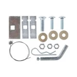Trailer Tow Hitch Hardware Fastener Kit For 11-16 Hyundai Elantra Sedan 13-14 Coupe 1 1/4" Towing Receiver Class 1