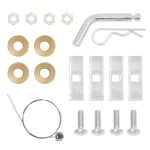 Trailer Tow Hitch Hardware Fastener Kit For 14-21 Mazda 6 1-1/4" Towing Receiver Class 1