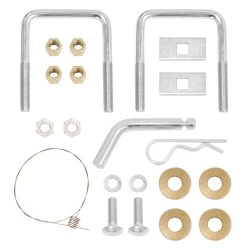 Trailer Tow Hitch Hardware Fastener Kit For 14-19 Ford Fiesta Sedan 1-1/4" Towing Receiver Class 1