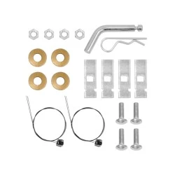 Trailer Tow Hitch Hardware Fastener Kit For 14-18 Mazda 3 Sedan 1-1/4" Towing Receiver Class 1