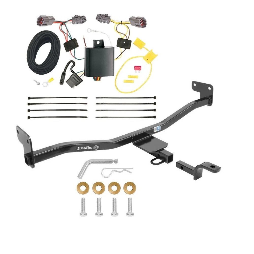 Tow Hitch w/ Wiring and Draw-Bar 14-19 KIA Soul w/o LED Taillights w/LED Taillights Trailer Receiver Class I 1-1/4" Tekonsha