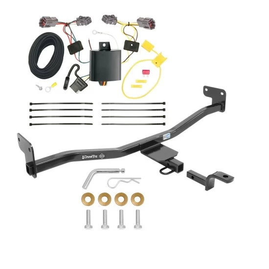 Tow Hitch w/ Wiring and Draw-Bar 14-19 KIA Soul w/o LED Taillights w/LED Taillights Trailer Receiver Class I 1-1/4" Tekonsha