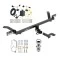Trailer Tow Hitch For 15-21 Volkswagen Golf All Models Complete Package w/ Wiring Draw Bar and 1-7/8" Ball