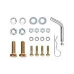 Trailer Tow Hitch Hardware Fastener Kit For 15-19 Toyota Yaris Hatchback Except SE 20-22 Sedan VW Arteon 1-1/4" Towing Receiver