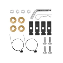 Trailer Tow Hitch Hardware Fastener Kit For 14-24 INFINITI Q50 1-1/4" Towing Receiver Class 1