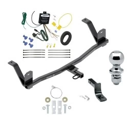Trailer Tow Hitch For 17-21 Chevrolet Bolt EV All Models Complete Package w/ Wiring Draw Bar and 1-7/8" Ball