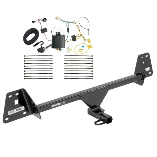 Trailer Tow Hitch For 16-18 Toyota Prius All Models w/ Wiring Harness Kit Class 1 1-1/4" Receiver Draw-Tite
