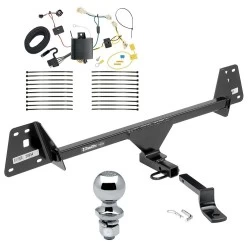 Trailer Tow Hitch For 16-18 Toyota Prius All Models Complete Package w/ Wiring Draw Bar and 2" Ball