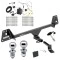 Trailer Tow Hitch For 16-18 Toyota Prius All Models Deluxe Package Wiring 2" and 1-7/8" Ball and Lock