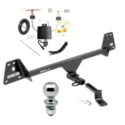 Trailer Tow Hitch For 17-22 Toyota Prius Prime All Models Complete Package w/ Wiring Draw Bar and 2" Ball