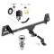 Trailer Tow Hitch For 17-22 Toyota Prius Prime All Models Complete Package w/ Wiring Draw Bar and 2" Ball