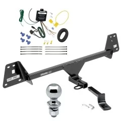 Trailer Tow Hitch For 19-22 Toyota Prius AWD-e All Models Complete Package w/ Wiring Draw Bar and 2" Ball