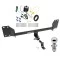 Trailer Tow Hitch For 18-22 Honda Accord Complete Package w/ Wiring Draw Bar and 1-7/8" Ball