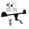 Trailer Tow Hitch For 18-22 Toyota C-HR All Models Complete Package w/ Wiring Draw Bar and 2" Ball