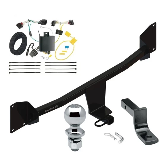 Reese Trailer Tow Hitch For 20-22 Volkswagen Passat without LED Taillights Complete Package w/ Wiring Draw Bar and 2" Ball