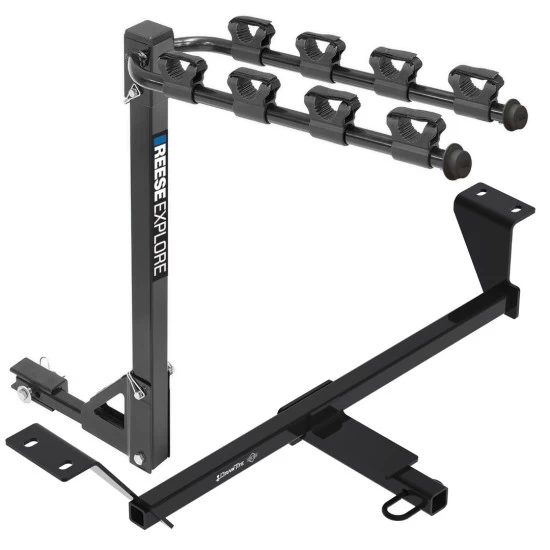 Reese Trailer Tow Hitch For 20-23 Nissan Sentra Except S Class 1 Tilt Away Arm Fold Down Bike Carrier