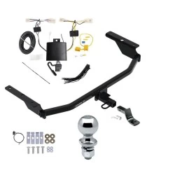 Trailer Tow Hitch For 21-26 Hyundai Elantra Sedan Exc N, N Line, or Hybrid Complete Package w/ Wiring Draw Bar and 2" Ball